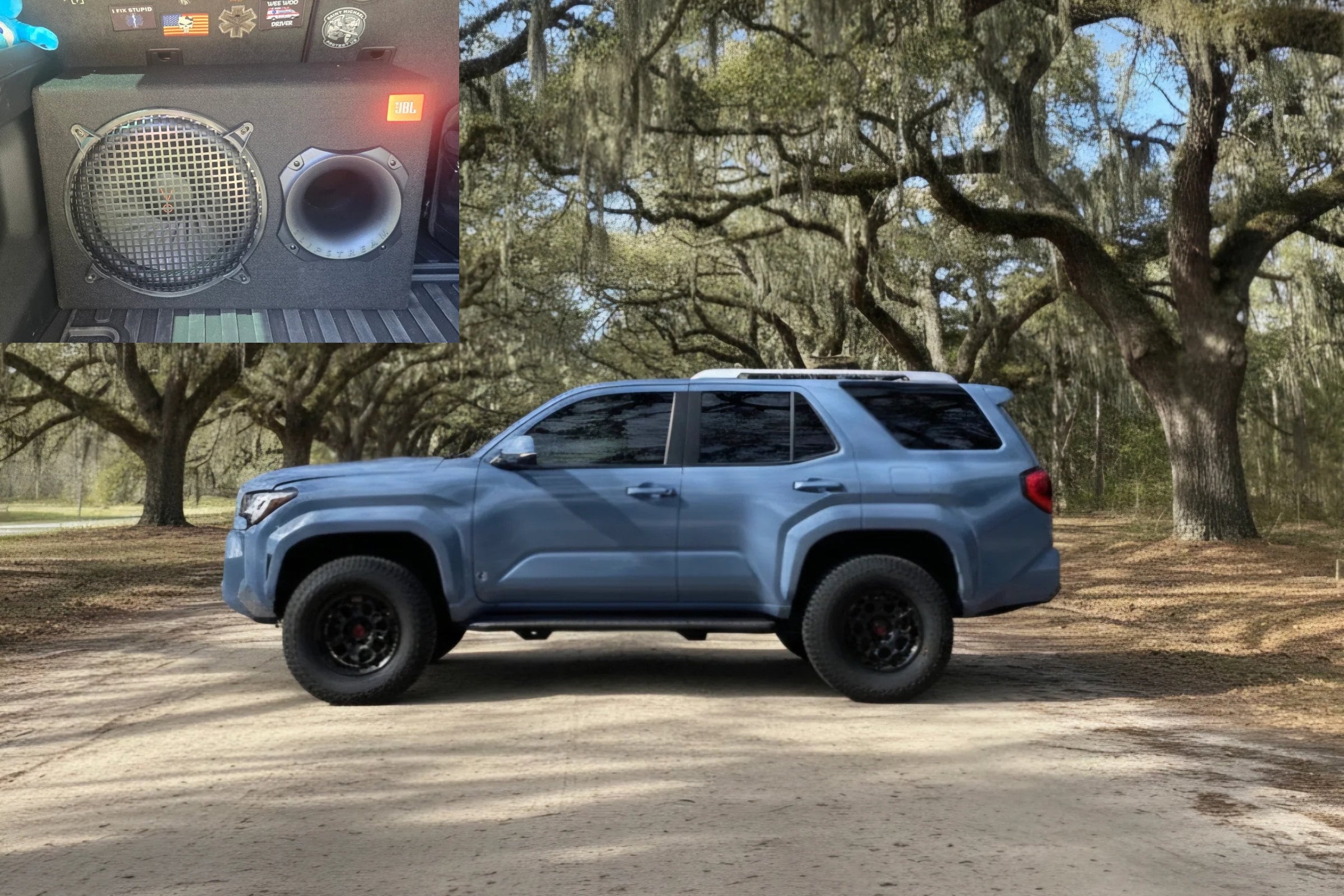Subwoofer and Alpine speaker install in a 2025 Toyota 4Runner &mdash; installed by Sturgess Customs