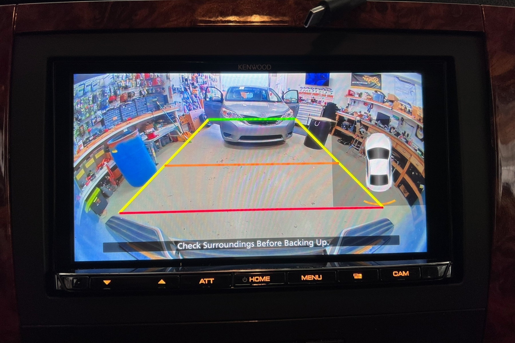Backup camera installation lexington SC hero &mdash; installed by Sturgess Customs