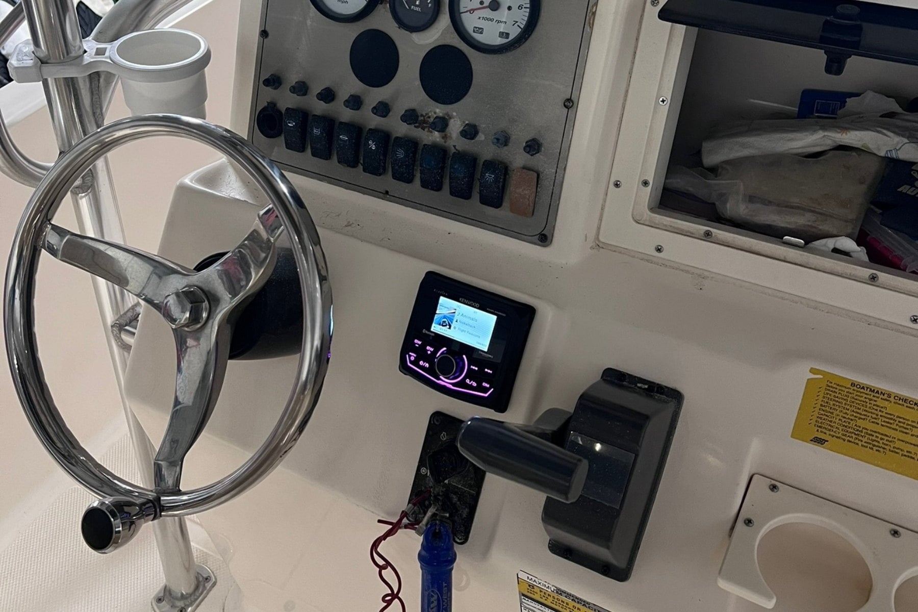 Boat install — installed by Sturgess Customs