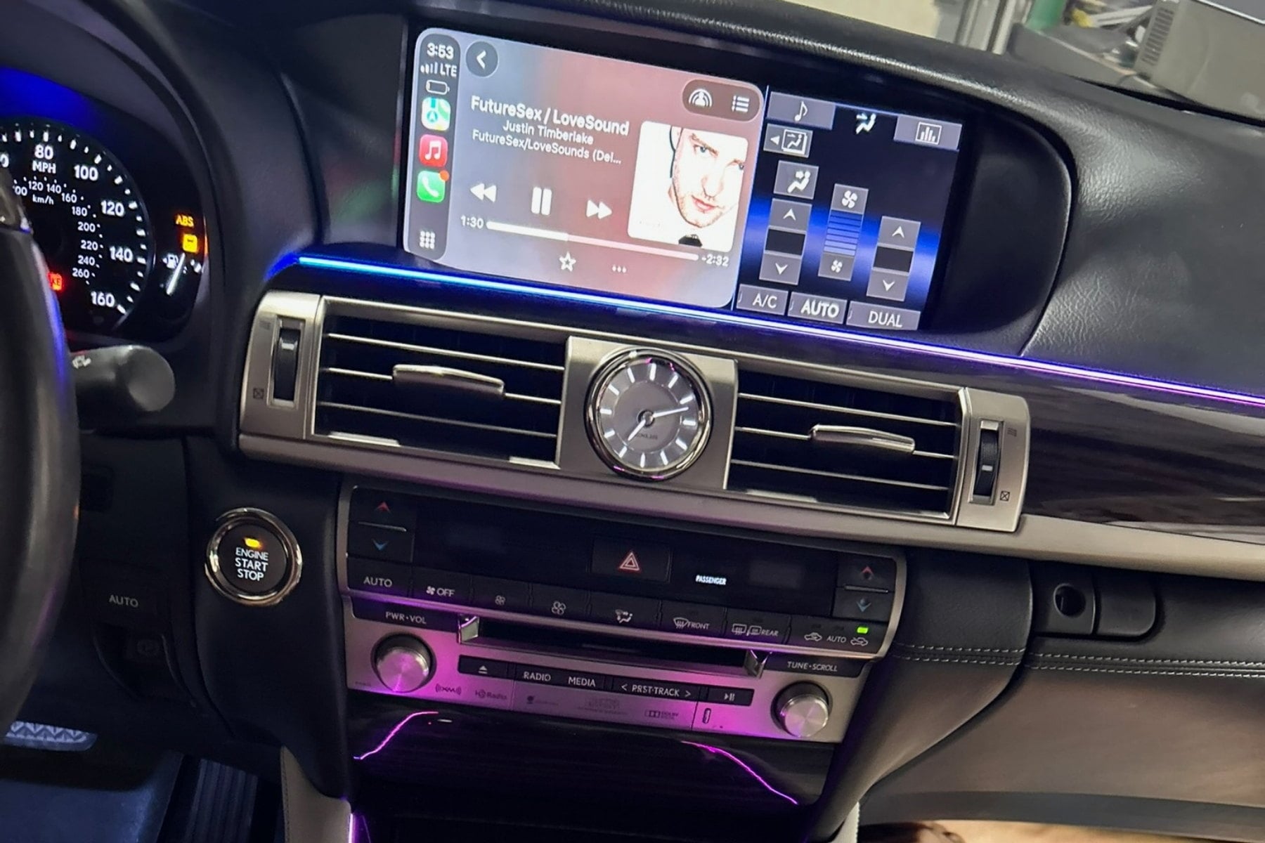 CarPlay or Android Auto screen install by Sturgess Customs
