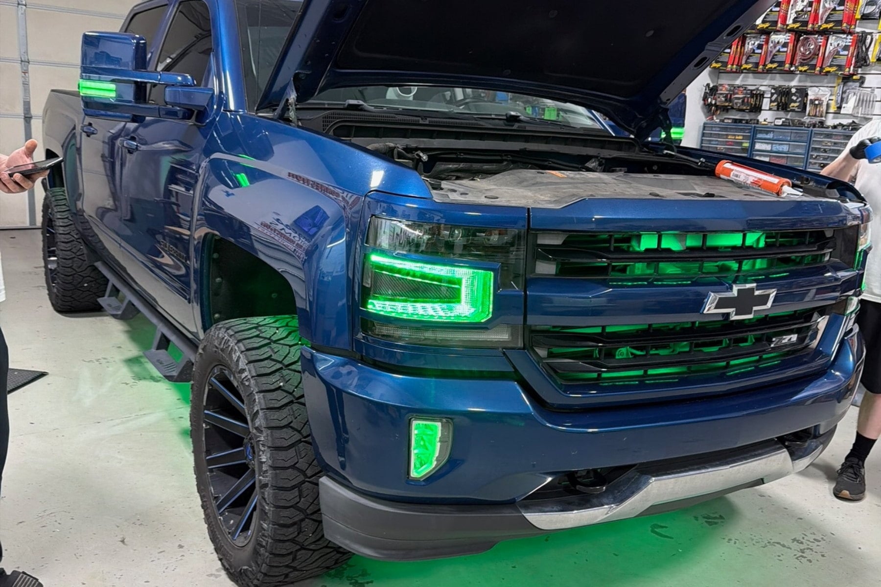Vehicle lighting build by Sturgess Customs