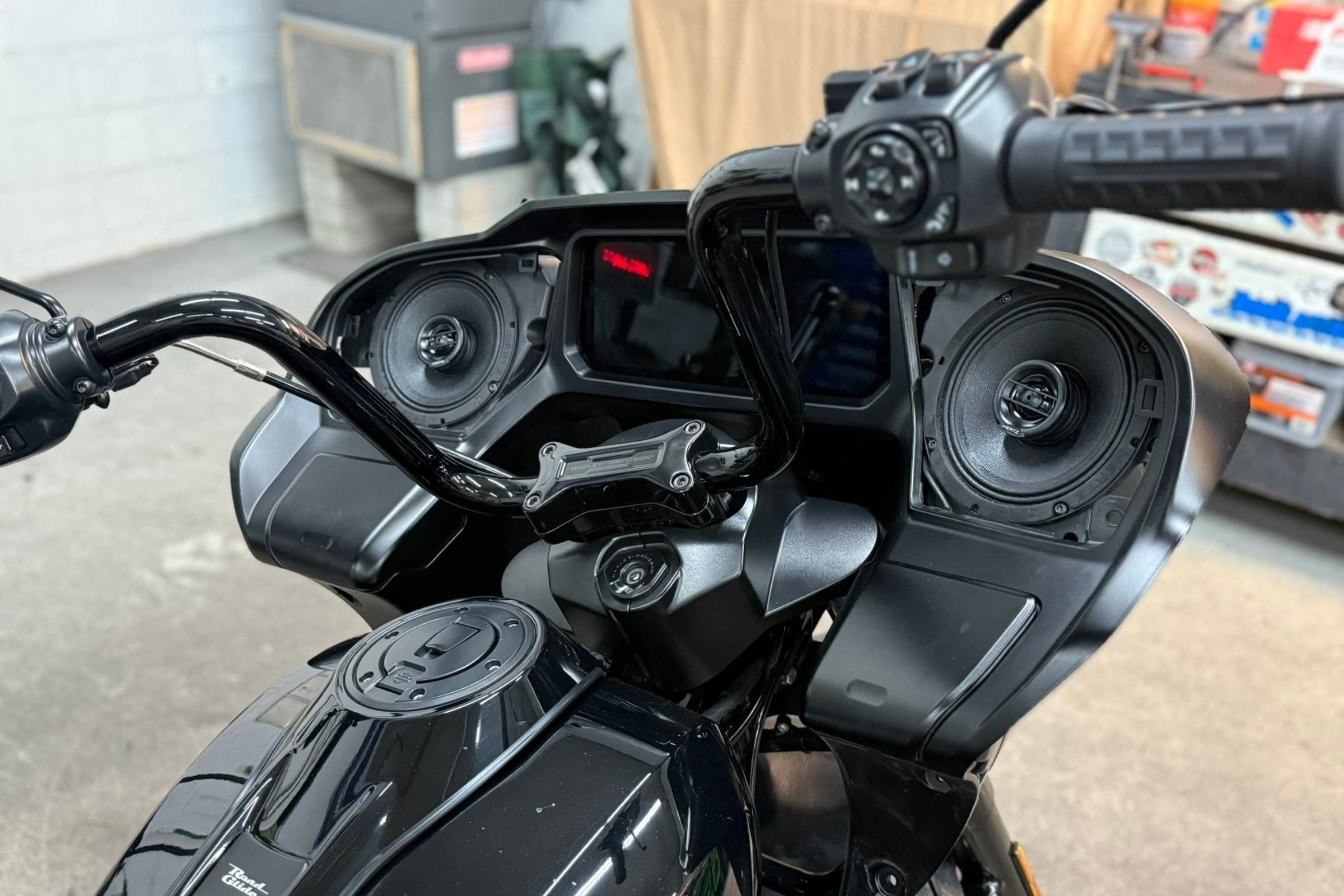 Isolation grommets / mounting hardware close-up, diagnostic quality — installed by Sturgess Customs