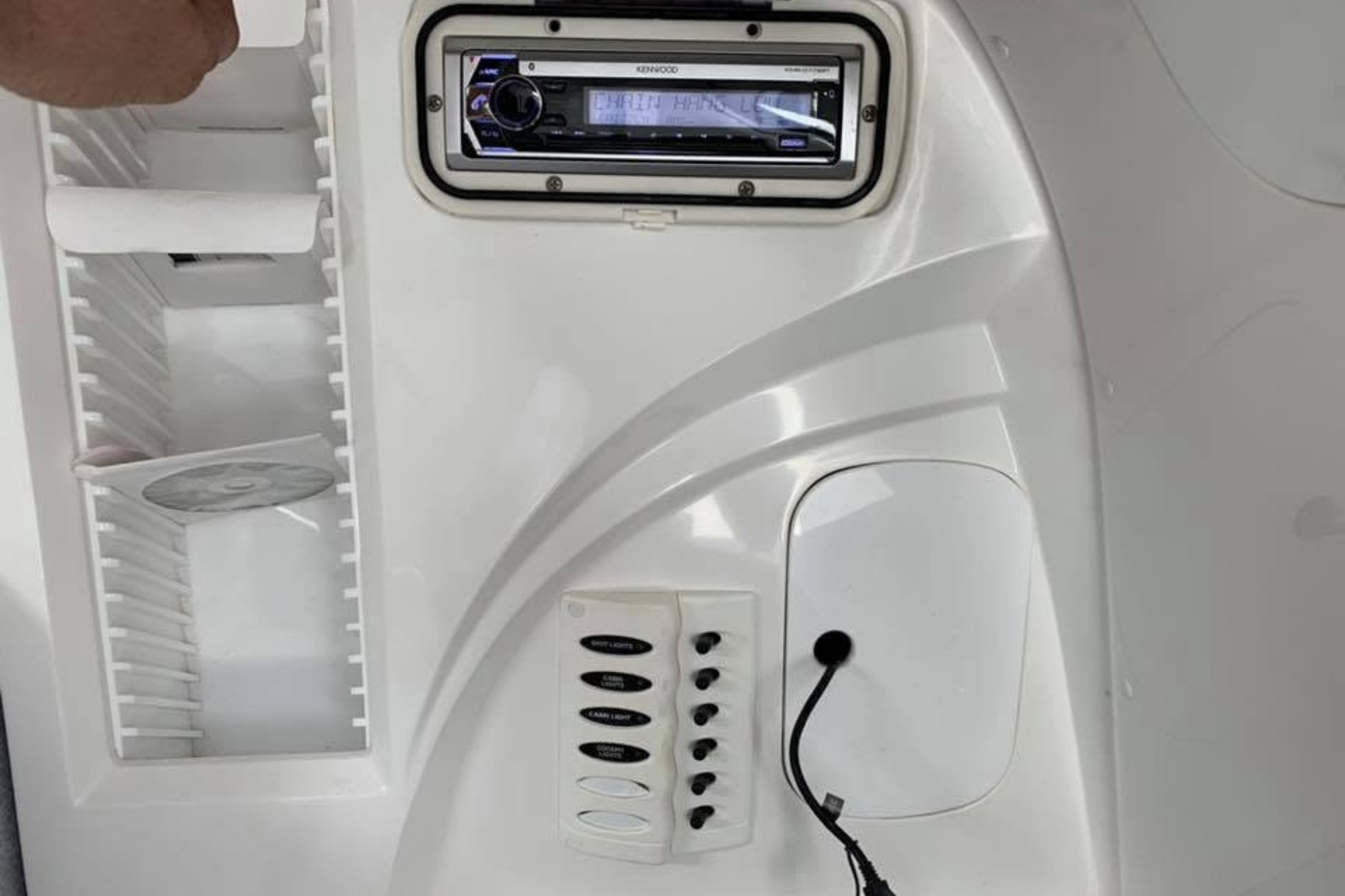 Battery bank wiring / fuse block layout — installed by Sturgess Customs