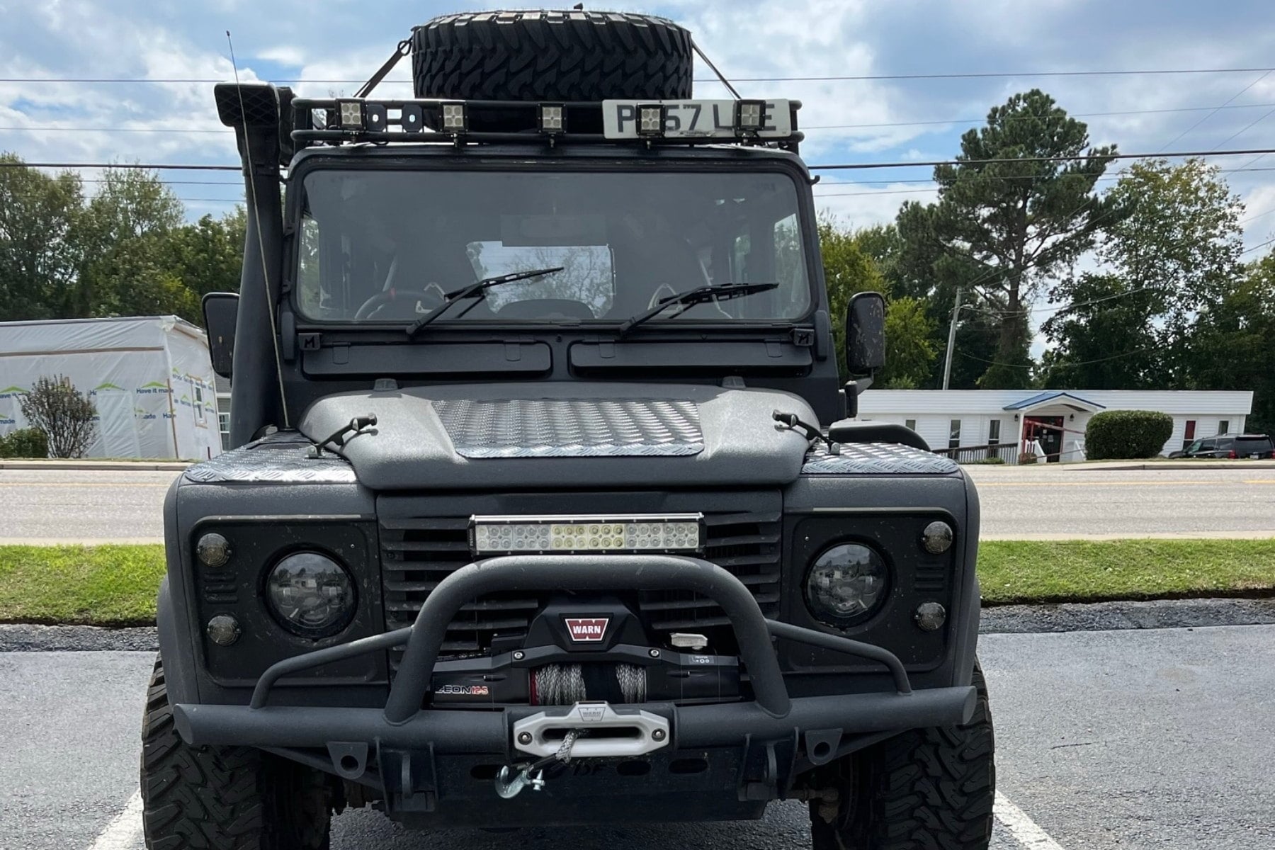Off-road light bar build — installed by Sturgess Customs